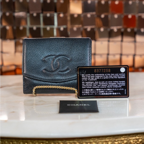 CHANEL Wallet Bi fold wallet Black
Leather Caviar skin 8377258 - Picture 5 of 16